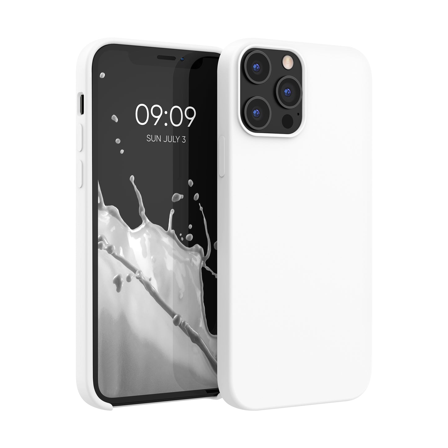 kwmobile Handyhülle für iPhone 12 Pro Max Case - Hülle Silikon - kabelloses Laden