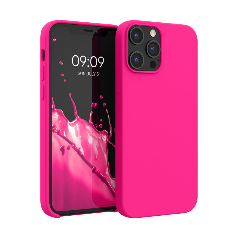 kwmobile Handyhülle für iPhone 12 Pro Max Case - Hülle Silikon - kabelloses Laden