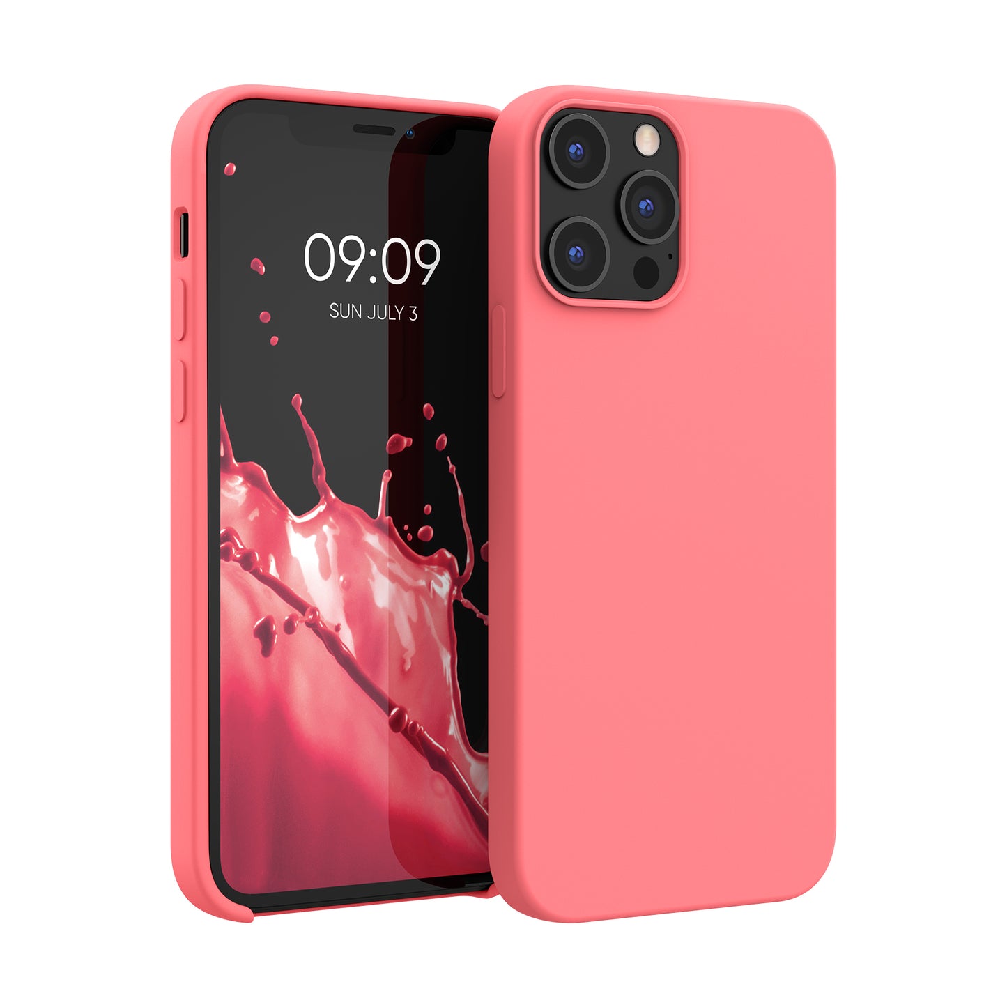 kwmobile Handyhülle für iPhone 12 Pro Max Case - Hülle Silikon - kabelloses Laden