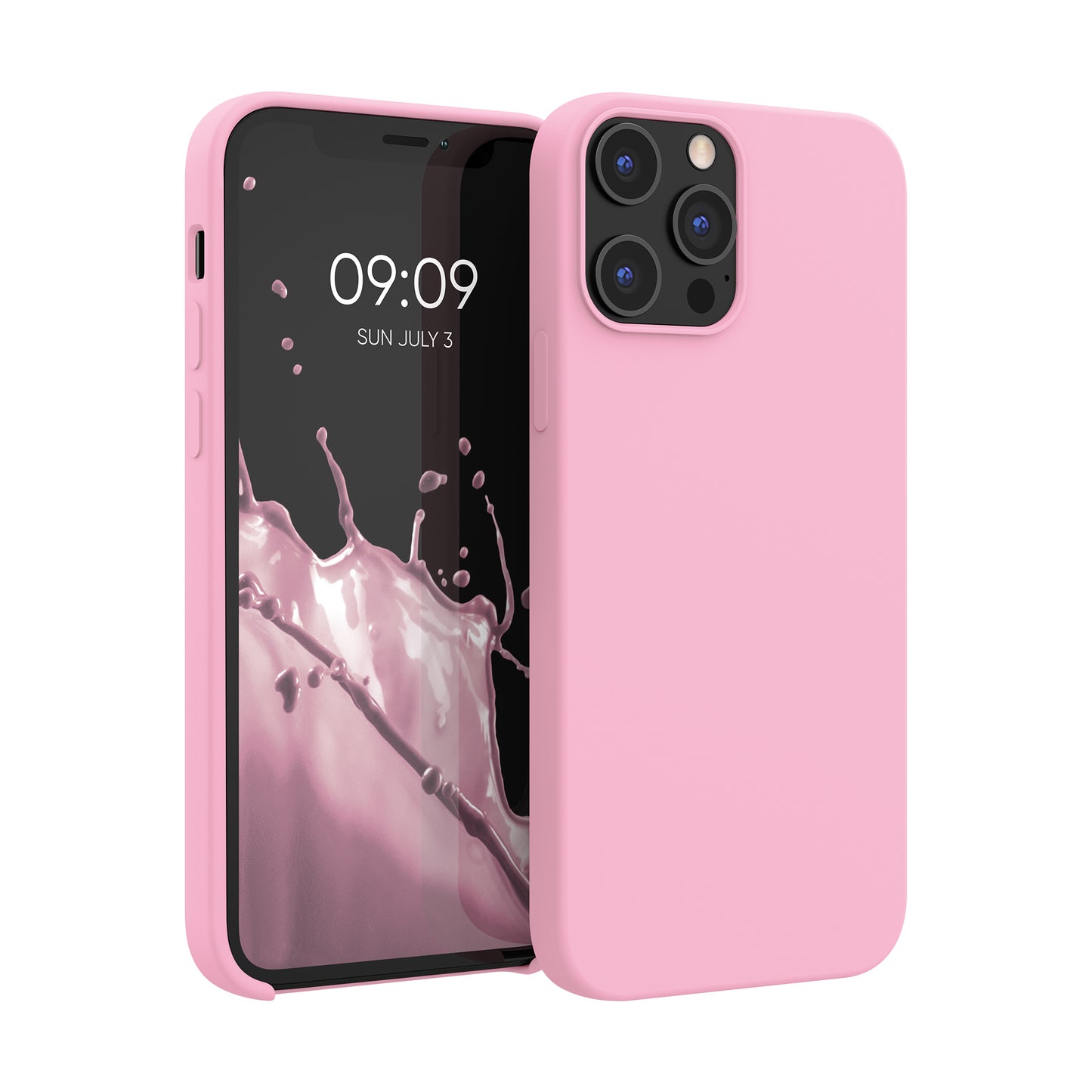 kwmobile Handyhülle für iPhone 12 Pro Max Case - Hülle Silikon - kabelloses Laden