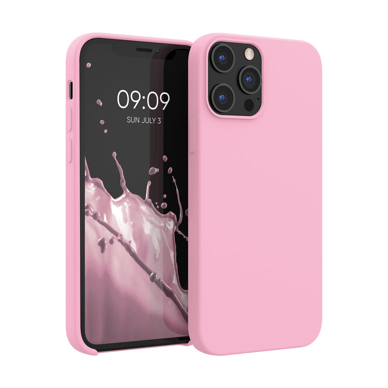 kwmobile Handyhülle für iPhone 12 Pro Max Case - Hülle Silikon - kabelloses Laden