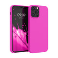 kwmobile Handyhülle für iPhone 12 Pro Max Case - Hülle Silikon - kabelloses Laden