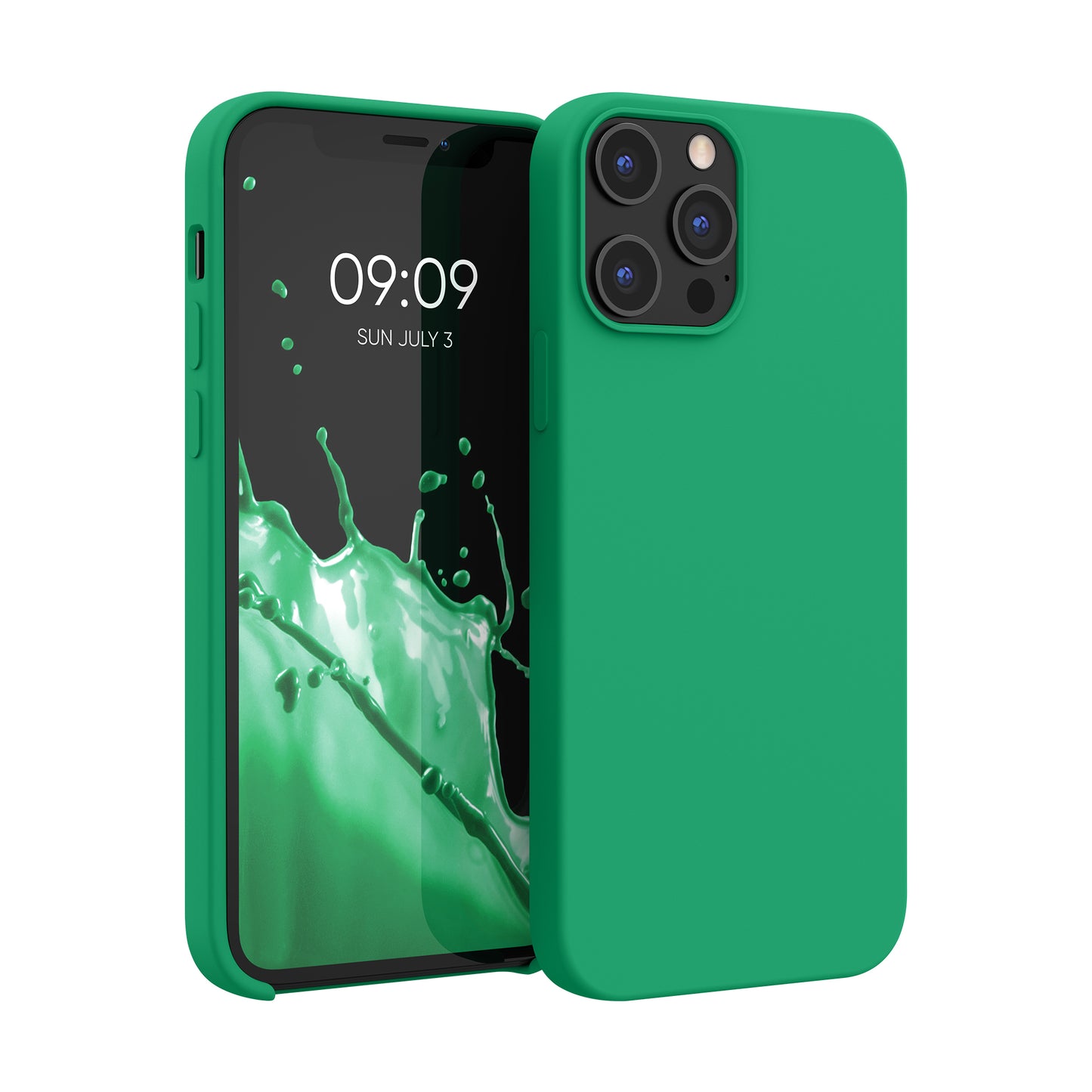 kwmobile Handyhülle für iPhone 12 Pro Max Case - Hülle Silikon - kabelloses Laden