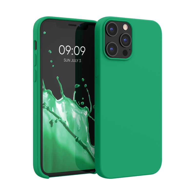 kwmobile Handyhülle für iPhone 12 Pro Max Case - Hülle Silikon - kabelloses Laden