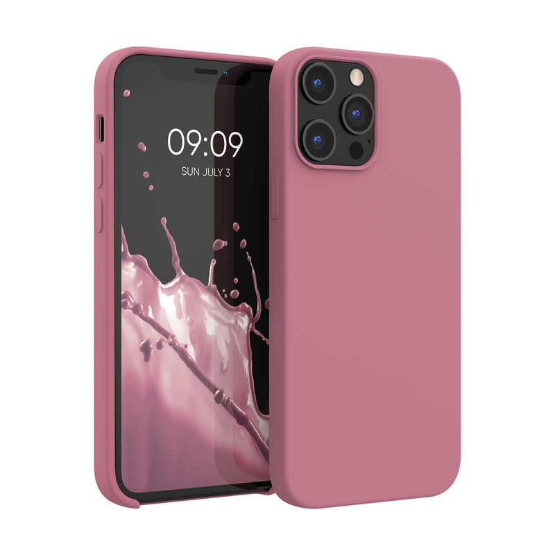 kwmobile Handyhülle für iPhone 12 Pro Max Case - Hülle Silikon - kabelloses Laden