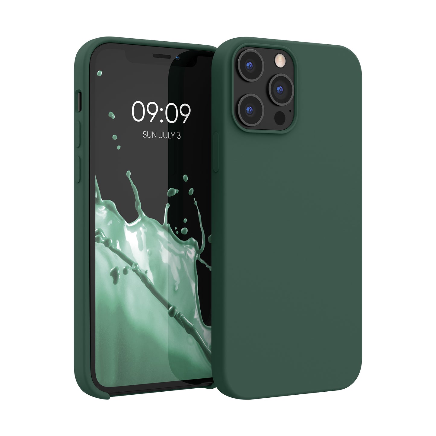 kwmobile Handyhülle für iPhone 12 Pro Max Case - Hülle Silikon - kabelloses Laden
