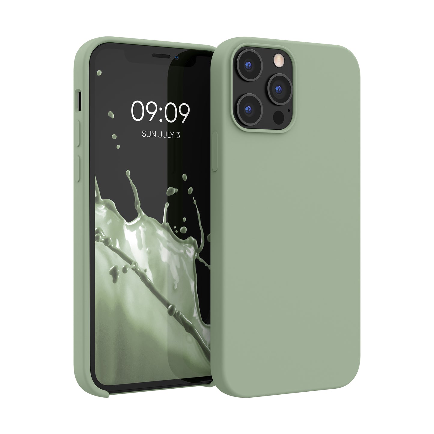 kwmobile Handyhülle für iPhone 12 Pro Max Case - Hülle Silikon - kabelloses Laden