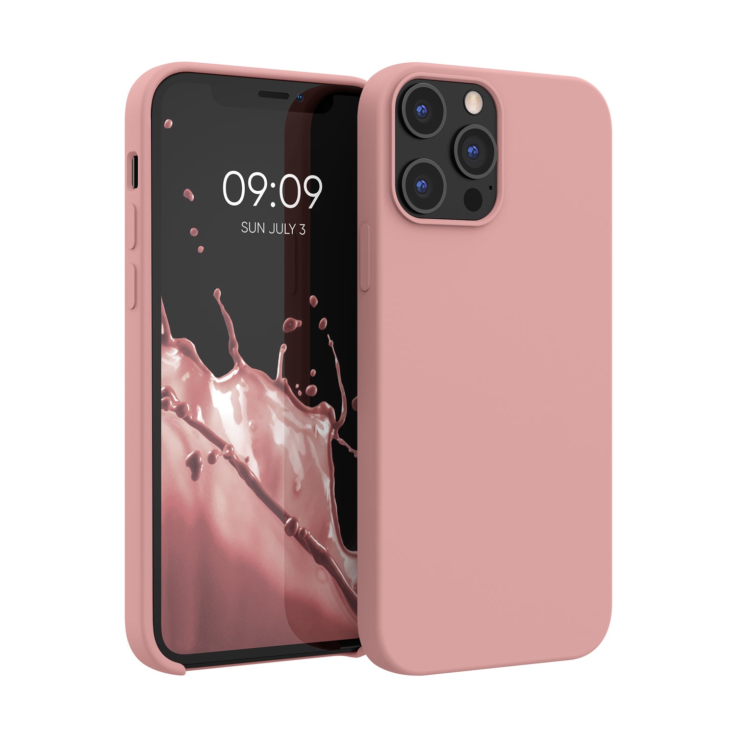 kwmobile Handyhülle für iPhone 12 Pro Max Case - Hülle Silikon - kabelloses Laden
