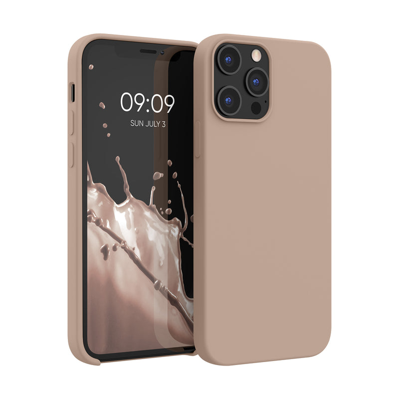 kwmobile Handyhülle für iPhone 12 Pro Max Case - Hülle Silikon - kabelloses Laden
