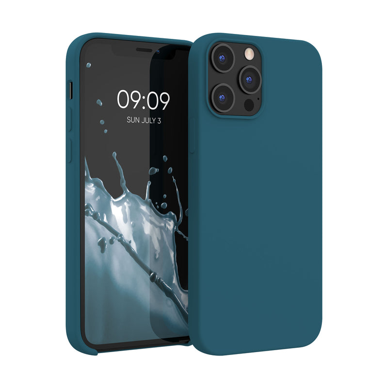 kwmobile Handyhülle für iPhone 12 Pro Max Case - Hülle Silikon - kabelloses Laden