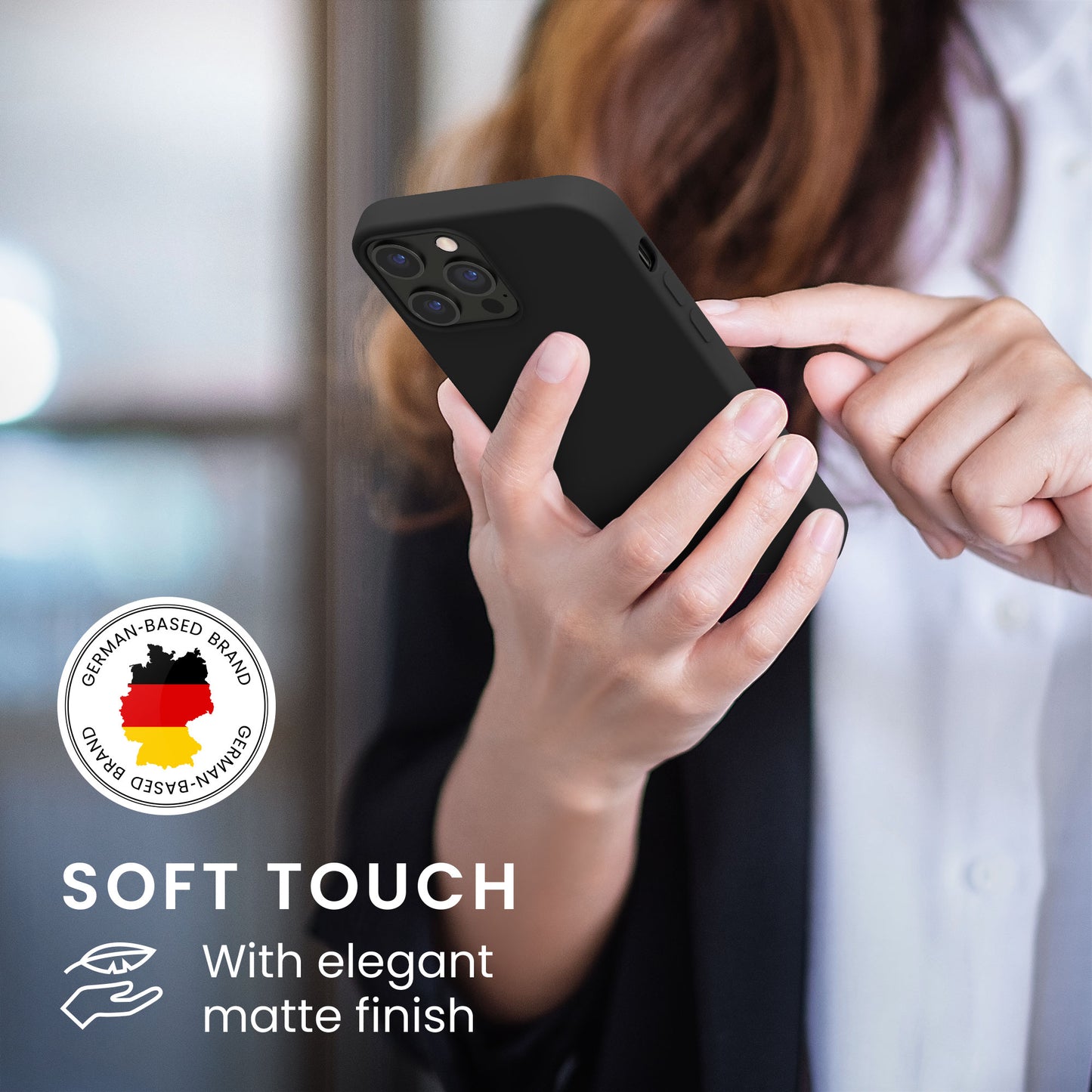 kwmobile Handyhülle für iPhone 12 Pro Max Case - Hülle Silikon - kabelloses Laden