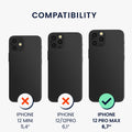 kwmobile Handyhülle für iPhone 12 Pro Max Case - Hülle Silikon - kabelloses Laden