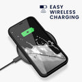 kwmobile Handyhülle für iPhone 12 Pro Max Case - Hülle Silikon - kabelloses Laden