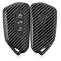 kwmobile Autoschlüssel Hülle kompatibel mit VW Golf 8 3-Tasten Autoschlüssel Hardcover Schutzhülle Schlüsselhülle Cover