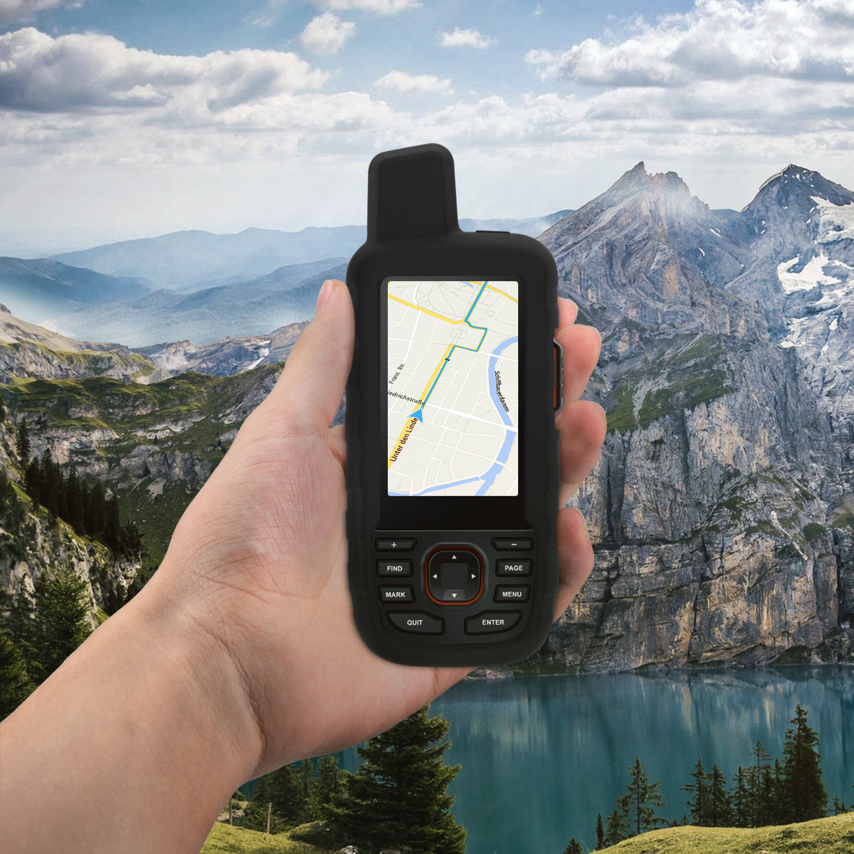 kwmobile Hülle kompatibel mit Garmin GPSMAP 66i / GPSMAP 67i - Schutzhülle für GPS Handgerät