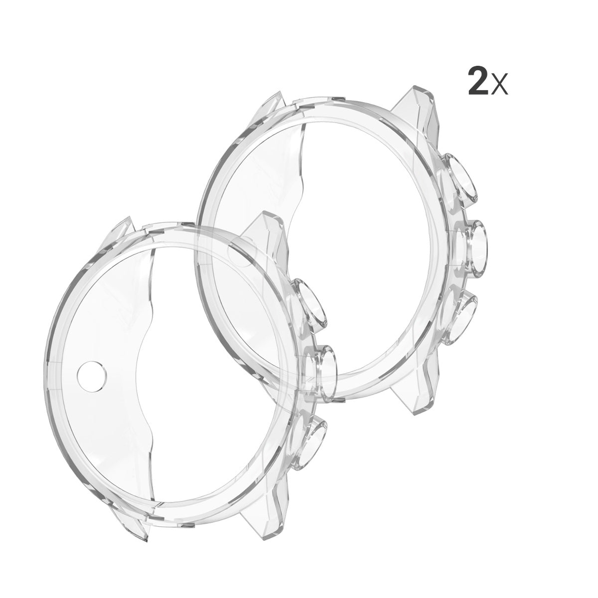 kwmobile Sport Schutzhülle kompatibel mit Suunto 9 / 9 Baro / Spartan Sport Wrist HR Hülle Case ohne Tracker