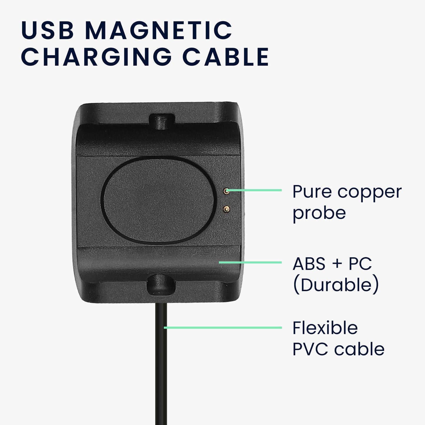 kwmobile USB Kabel Charger kompatibel mit Huami Amazfit Bip S (A1805/A1916) Ladekabel Smart Watch Ersatzkabel Fitnesstracker Aufladekabel