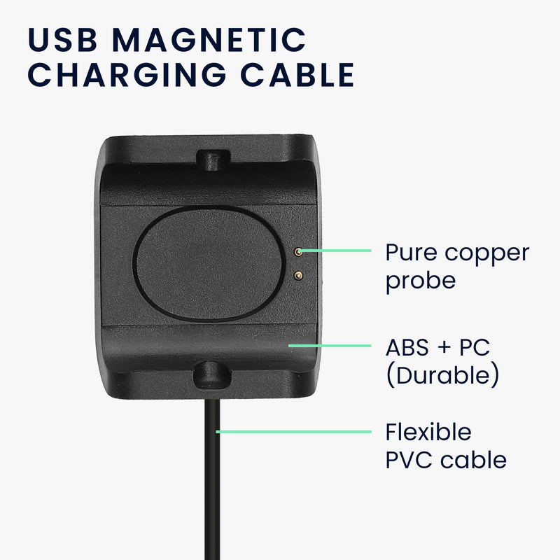 kwmobile USB Kabel Charger kompatibel mit Huami Amazfit Bip S (A1805/A1916) Ladekabel Smart Watch Ersatzkabel Fitnesstracker Aufladekabel