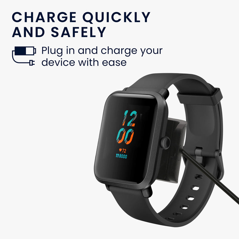 kwmobile USB Kabel Charger kompatibel mit Huami Amazfit Bip S (A1805/A1916) Ladekabel Smart Watch Ersatzkabel Fitnesstracker Aufladekabel