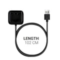 kwmobile USB Kabel Charger kompatibel mit Oppo Watch 1 (46mm) Ladekabel - Smart Watch Ersatzkabel - Fitnesstracker Aufladekabel