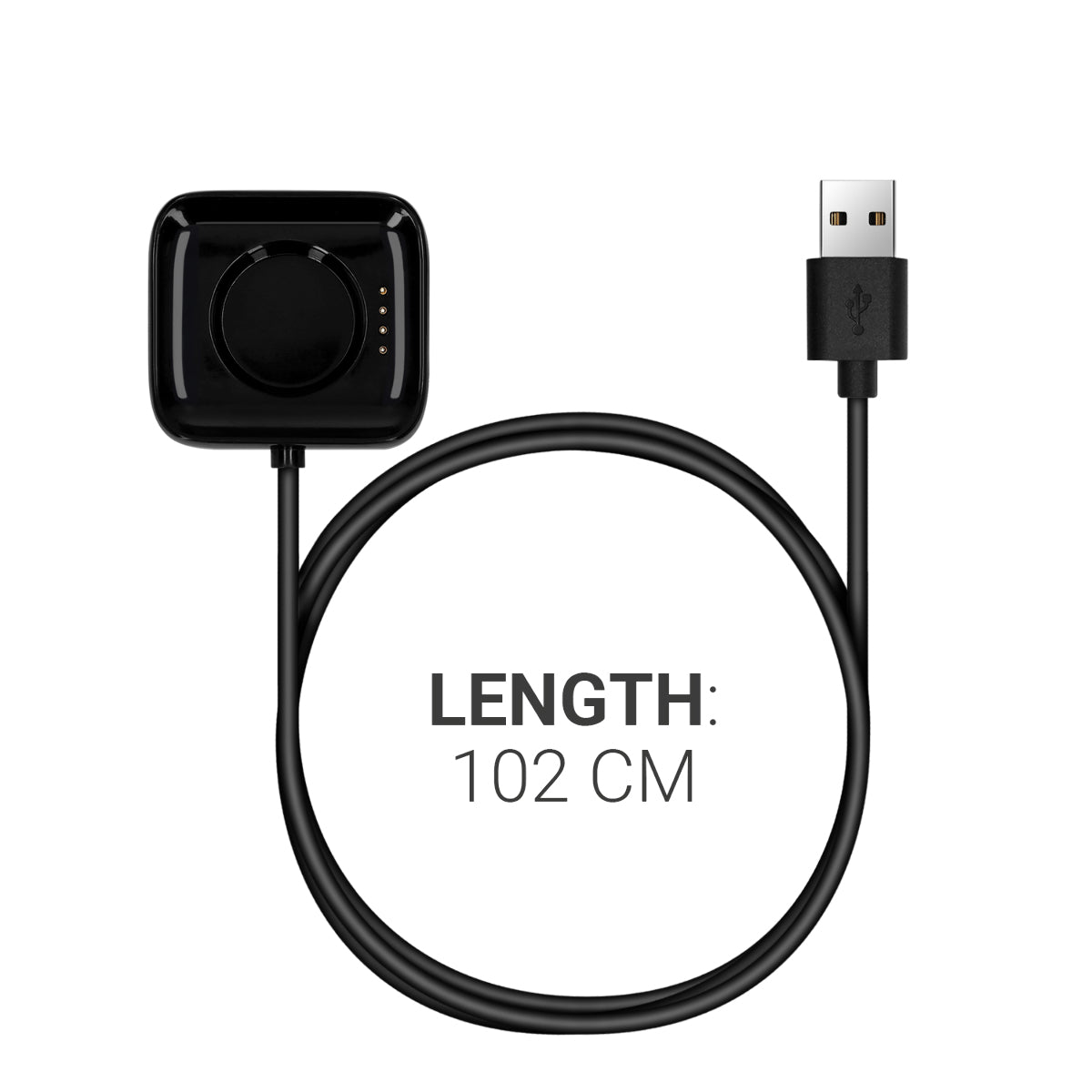 kwmobile USB Kabel Charger kompatibel mit Oppo Watch 1 (46mm) Ladekabel - Smart Watch Ersatzkabel - Fitnesstracker Aufladekabel