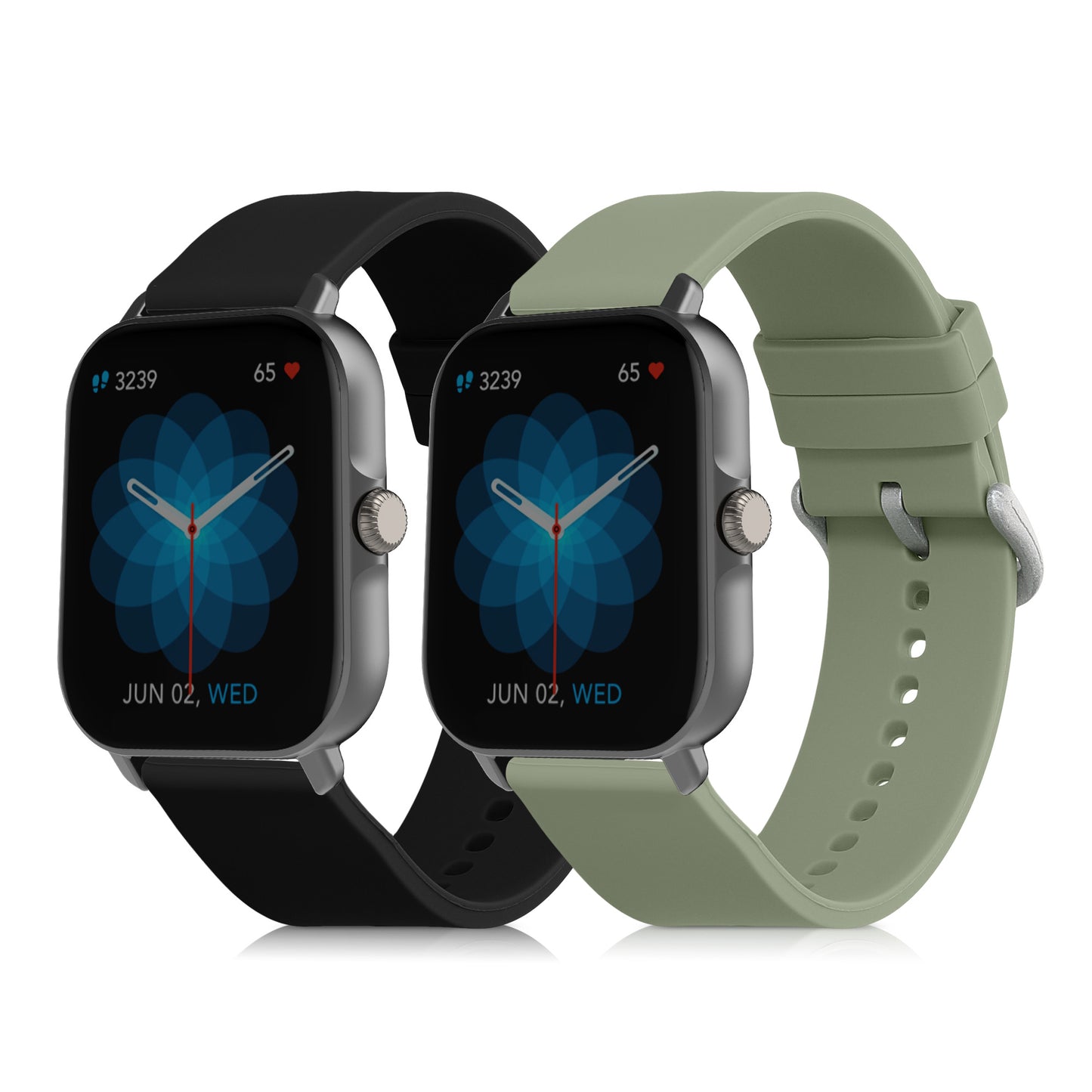 kwmobile Uhrenarmband für Huami Amazfit GTS / GTS 2 / GTS 2e / GTS 3 Armband Fitnesstracker Band Set Ersatzarmband Smartwatch
