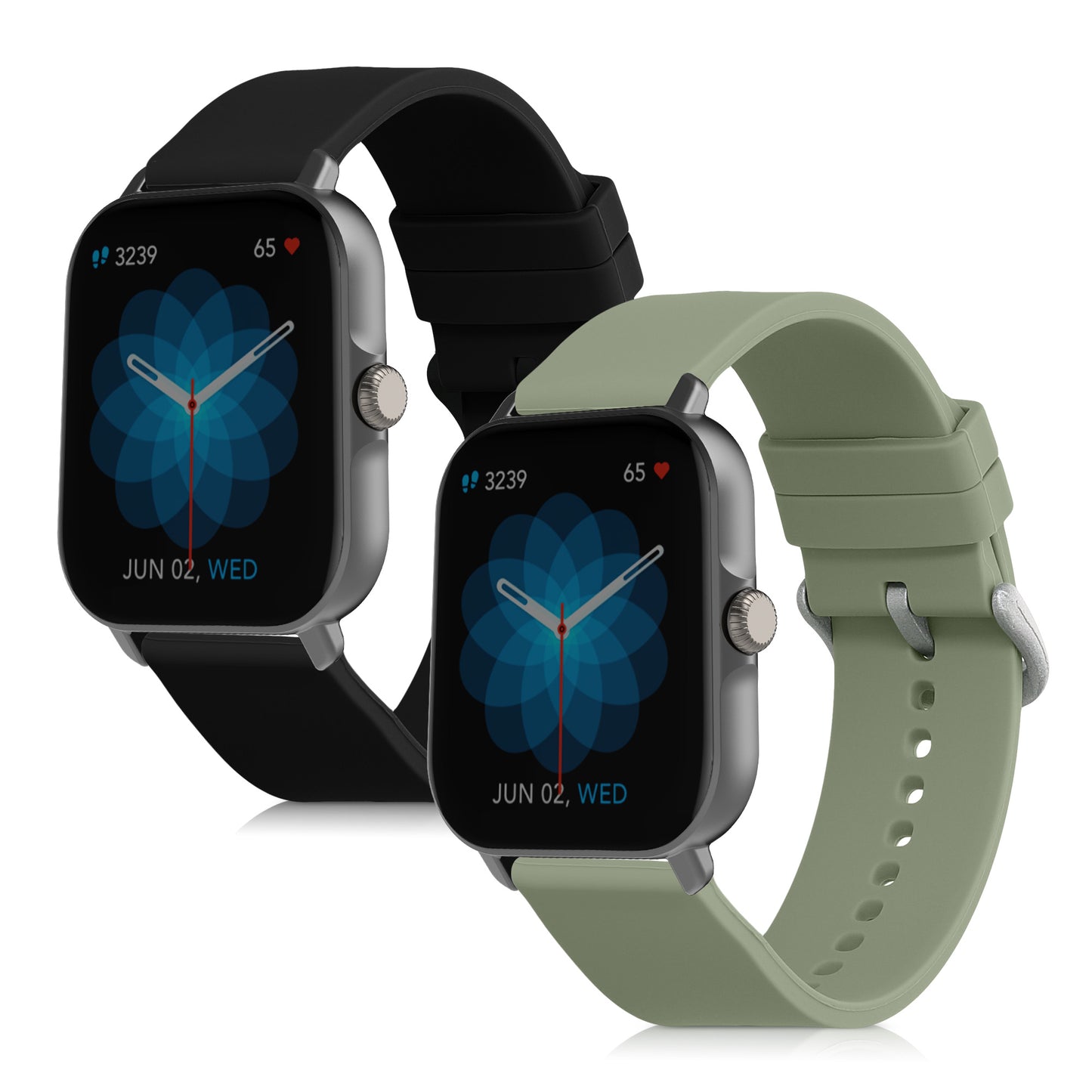 kwmobile Uhrenarmband für Huami Amazfit GTS / GTS 2 / GTS 2e / GTS 3 Armband Fitnesstracker Band Set Ersatzarmband Smartwatch