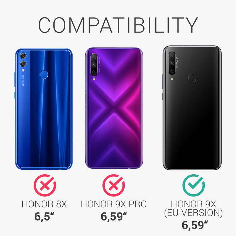 kwmobile Handyhülle für HONOR 9X Hülle Schutzhülle Cover