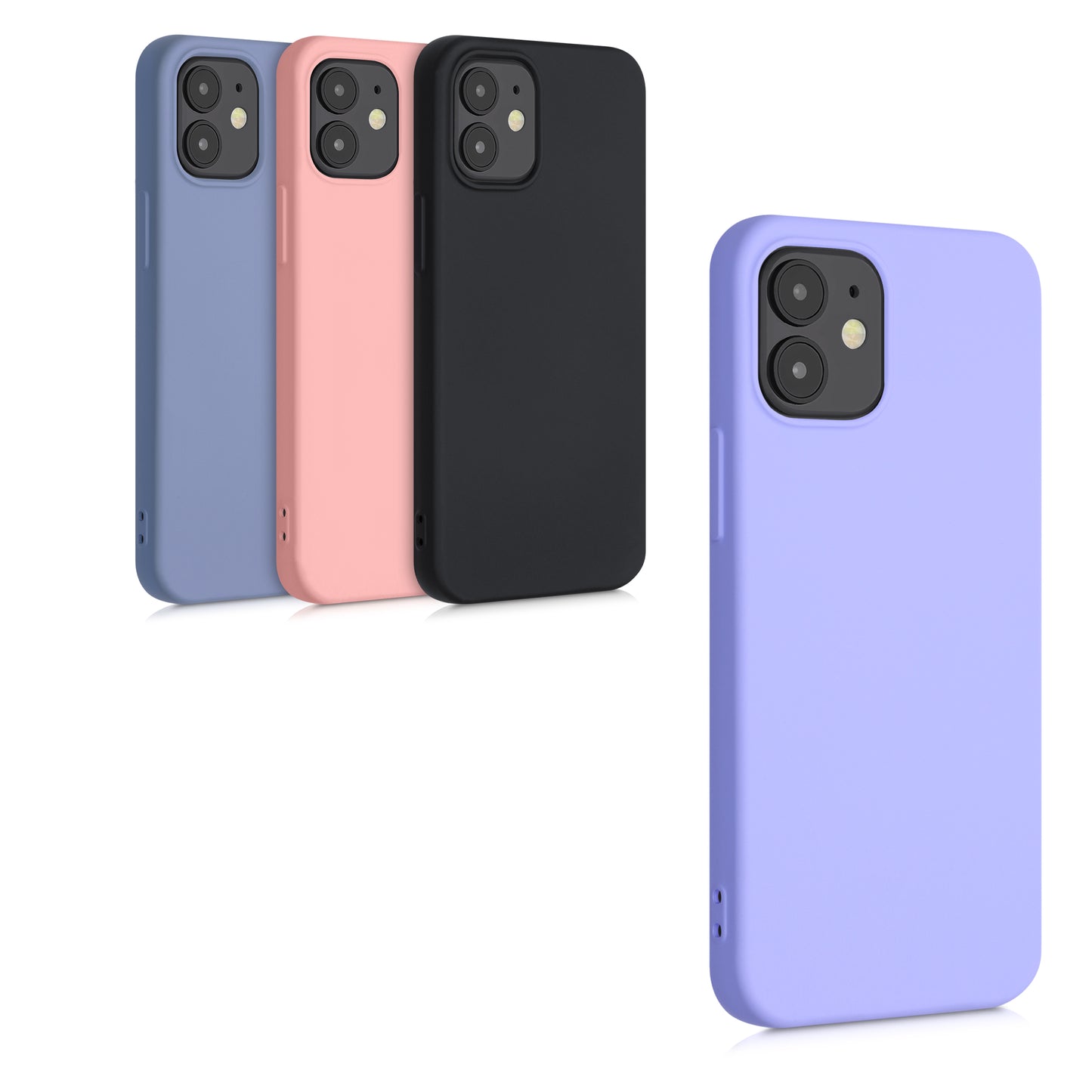 kwmobile Hülle kompatibel mit Apple iPhone 12 mini Schutzhülle für kabelloses Laden Case