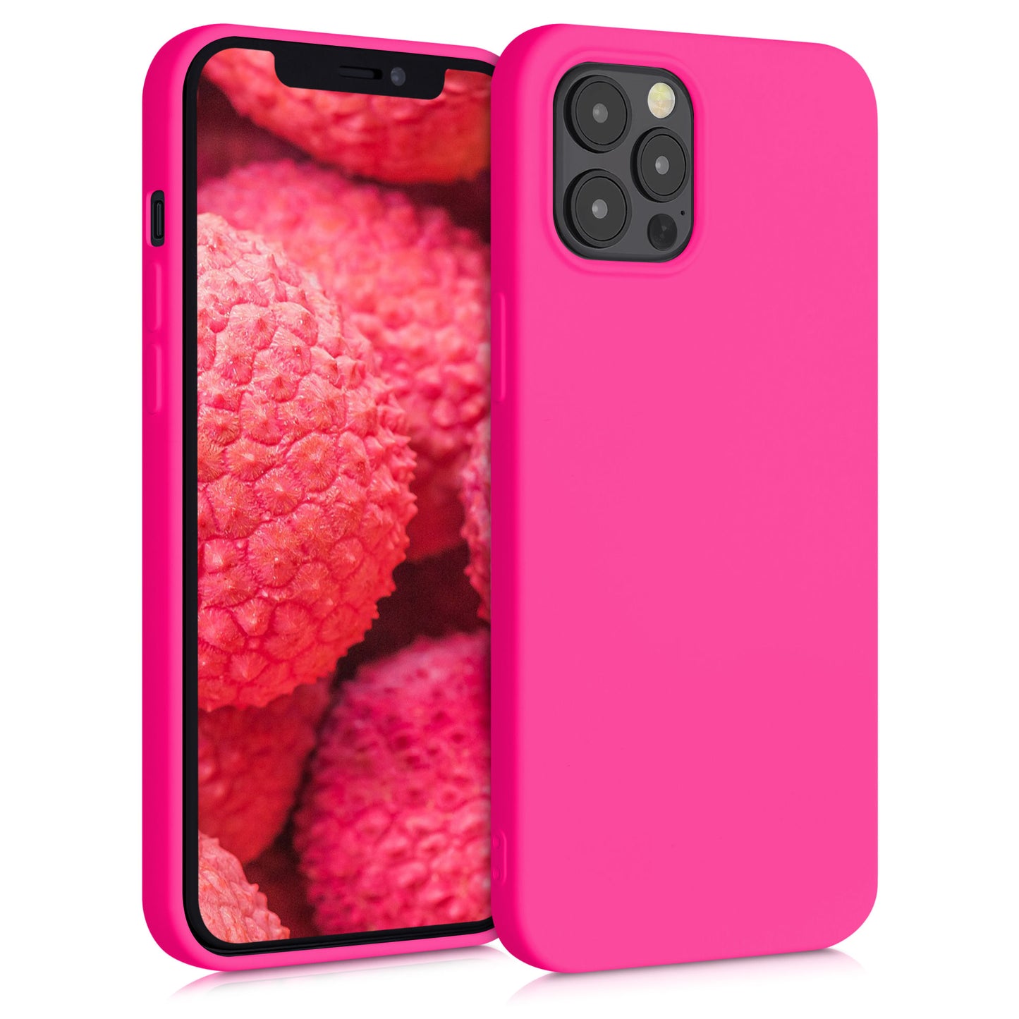 kwmobile Hülle kompatibel mit Apple iPhone 12 Pro Max Schutzhülle für kabelloses Laden Case