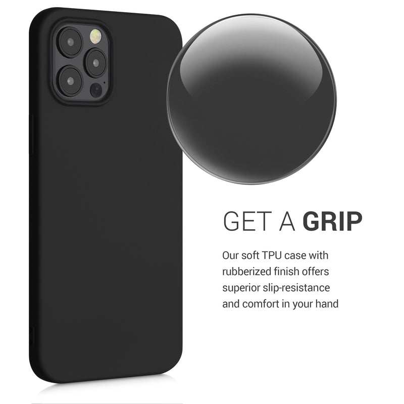 kwmobile Hülle kompatibel mit Apple iPhone 12 Pro Max Schutzhülle für kabelloses Laden Case