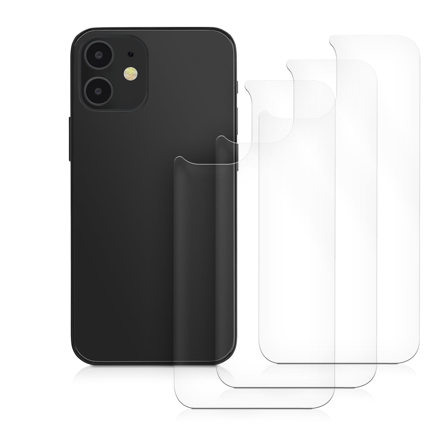Schutzfolie Rückseite kompatibel mit Apple iPhone 12 mini