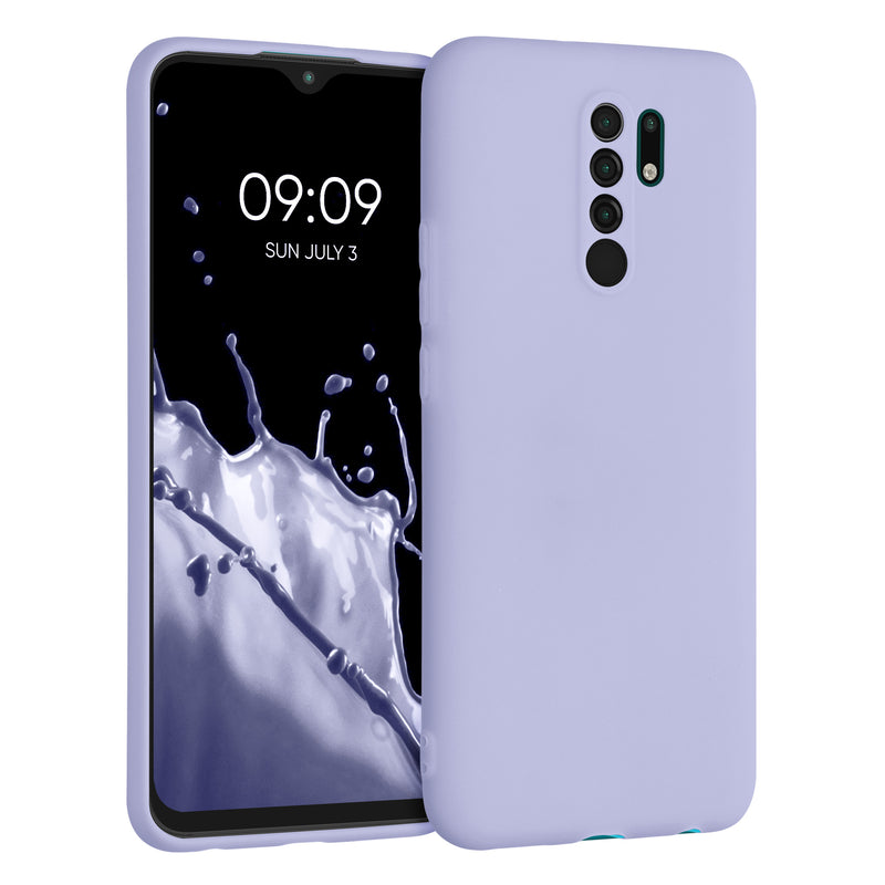 kwmobile Handyhülle für Xiaomi Redmi 9 Hülle - weiches Handy Silikon Case - Schutzhülle Cover