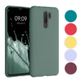 kwmobile Handyhülle kompatibel mit Xiaomi Redmi 9 Hülle - Handy Case aus weichem Silikon in Bordeaux Violett Bordeaux Violett  