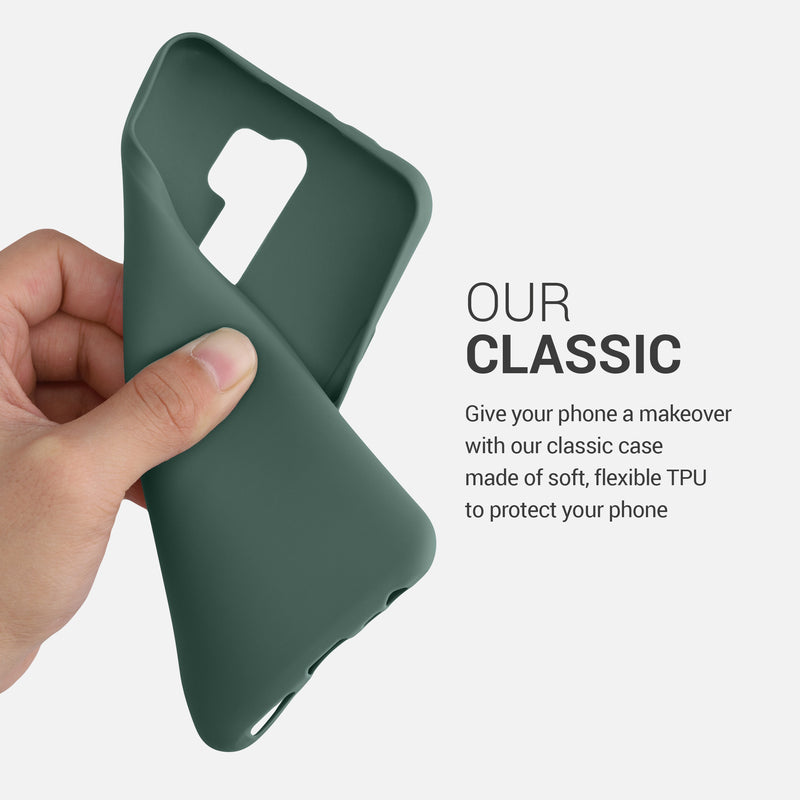 kwmobile Handyhülle für Xiaomi Redmi 9 Hülle - weiches Handy Silikon Case - Schutzhülle Cover
