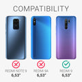 kwmobile Handyhülle für Xiaomi Redmi 9 Hülle - weiches Handy Silikon Case - Schutzhülle Cover