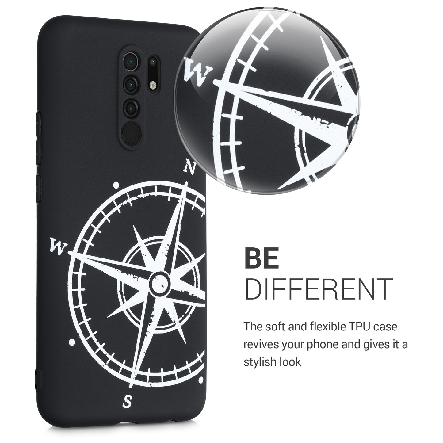 kwmobile Hülle kompatibel mit Xiaomi Redmi 9 Handyhülle Silikon Case