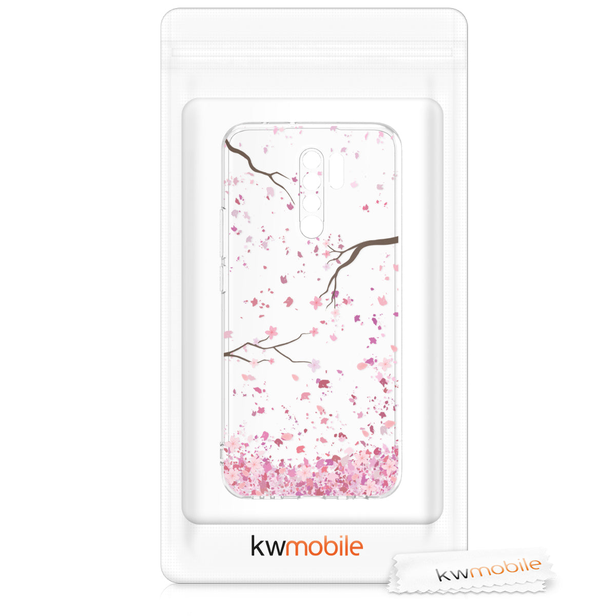 kwmobile Case kompatibel mit Xiaomi Redmi 9 - Hülle Silikon transparent