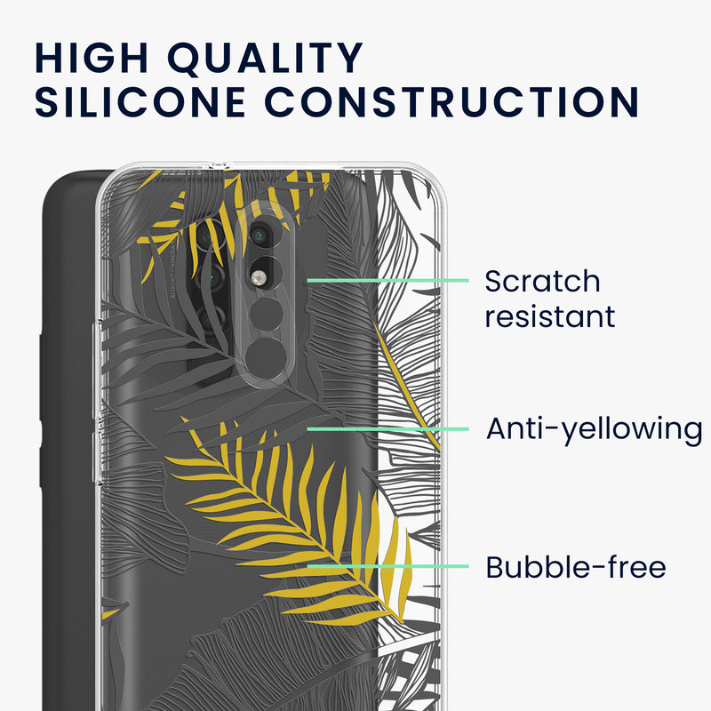 kwmobile Case kompatibel mit Xiaomi Redmi 9 - Hülle Silikon transparent