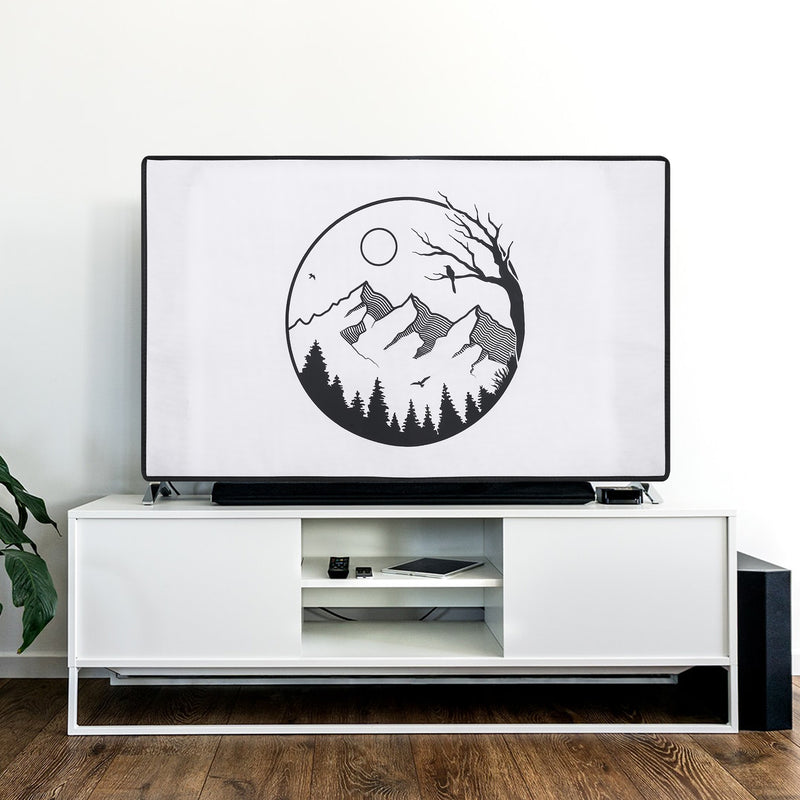 kwmobile 32" TV Abdeckung Indoor Fernseher Hülle Bildschirmschutz Abdeckung TV Bildschirm Staubschutzhülle Fernsehabdeckung