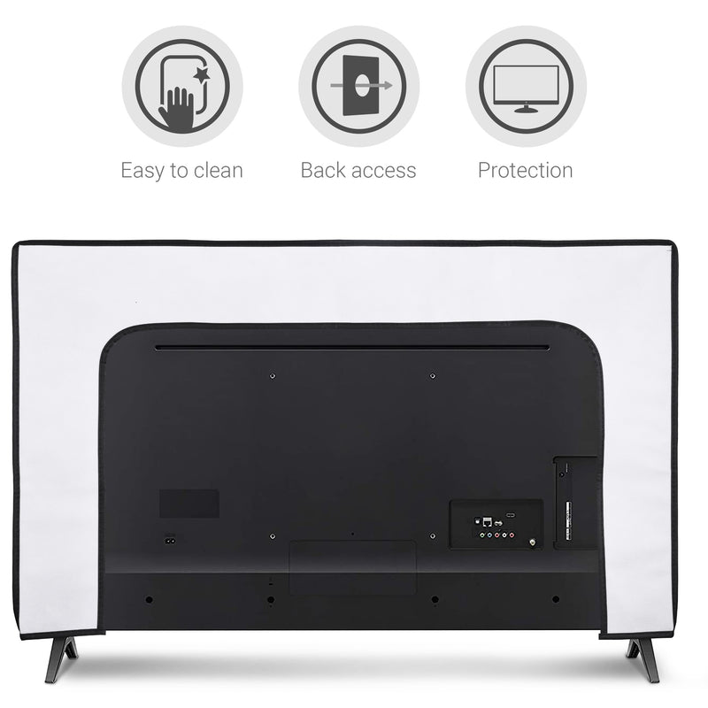 kwmobile 32" TV Abdeckung Indoor Fernseher Hülle Bildschirmschutz Abdeckung TV Bildschirm Staubschutzhülle Fernsehabdeckung