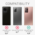 kwmobile Handyhülle für Samsung Galaxy Note 20 Ultra - Kabelloses Laden - Schutzhülle Cover