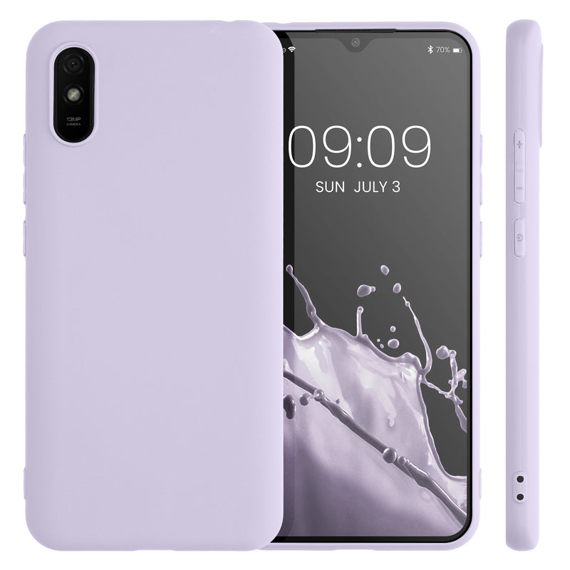 kwmobile Handyhülle für Xiaomi Redmi 9A / 9AT - Kabelloses Laden - Schutzhülle Cover