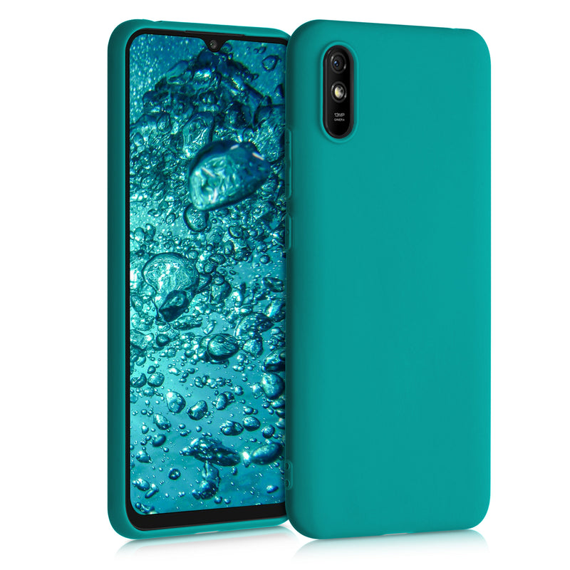 kwmobile Handyhülle für Xiaomi Redmi 9A / 9AT - Kabelloses Laden - Schutzhülle Cover