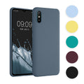 kwmobile Hülle kompatibel mit Xiaomi Redmi 9A / 9AT Hülle - weiches TPU Silikon Case - Cover geeignet für kabelloses Laden - Petrol matt Petrol matt  
