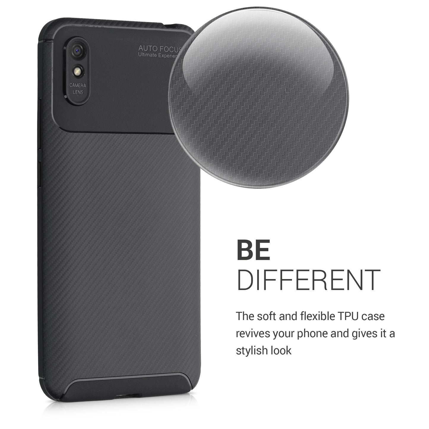 kwmobile Hülle kompatibel mit Xiaomi Redmi 9A / 9AT - Handyhülle Silikon Case