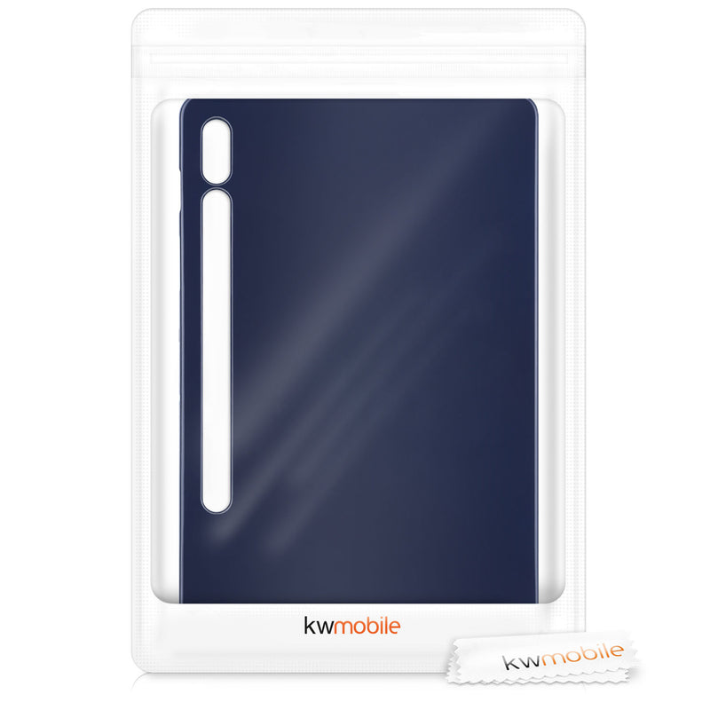 kwmobile Schutzhülle kompatibel mit Samsung Galaxy Tab S10/S9FE/S9/S8/S7 - Hülle Silikon - Tablet Cover