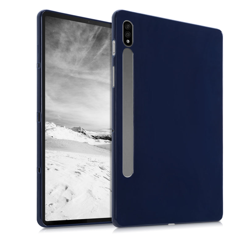 kwmobile Schutzhülle kompatibel mit Samsung Galaxy Tab S10/S9FE/S9/S8/S7 - Hülle Silikon - Tablet Cover