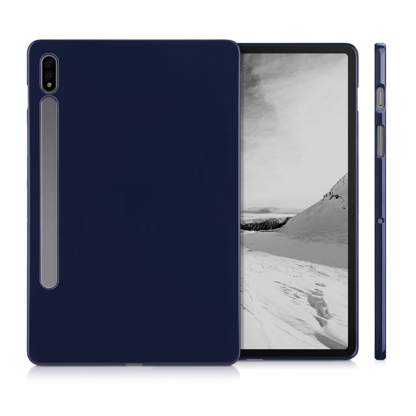 kwmobile Schutzhülle kompatibel mit Samsung Galaxy Tab S10/S9FE/S9/S8/S7 - Hülle Silikon - Tablet Cover