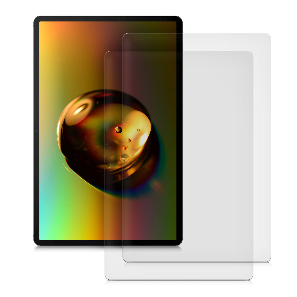 2x Folie kompatibel mit Samsung Galaxy Tab S7 Plus / Tab S7 FE